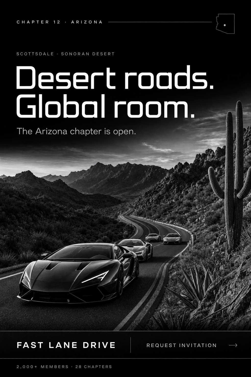 Scottsdale desert roads